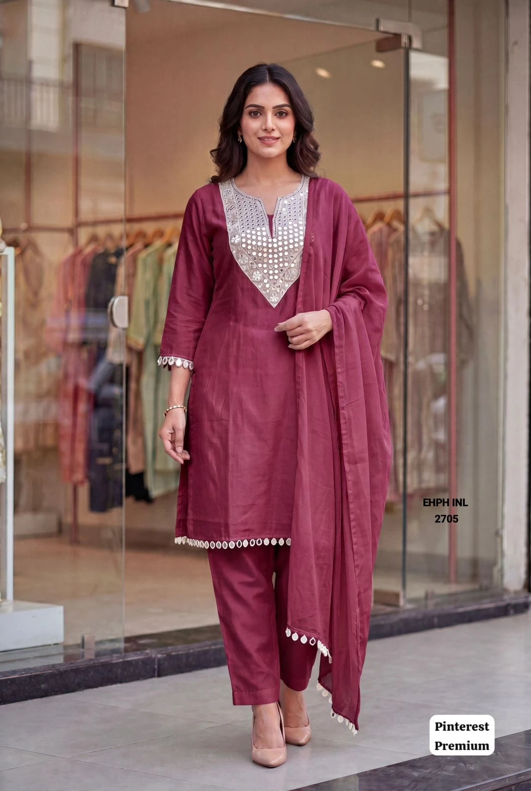 Teal Blue Premium Mirror Work Festive Wear Salwar Suit Set